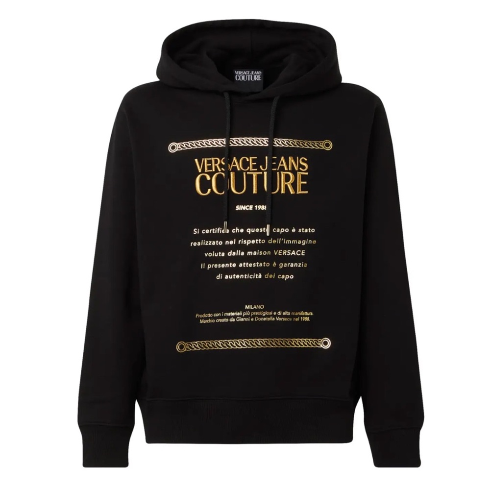 NWT! Versace Jeans Couture Logo Hoodie